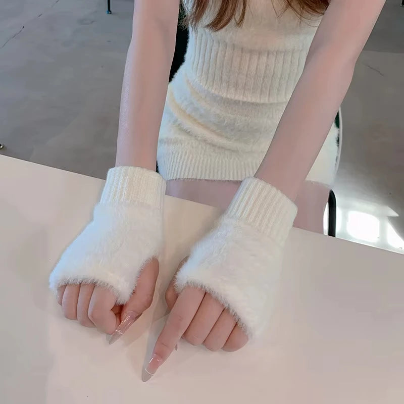 Nordspur | PlushMitts Plush Fingerless Winter Gloves