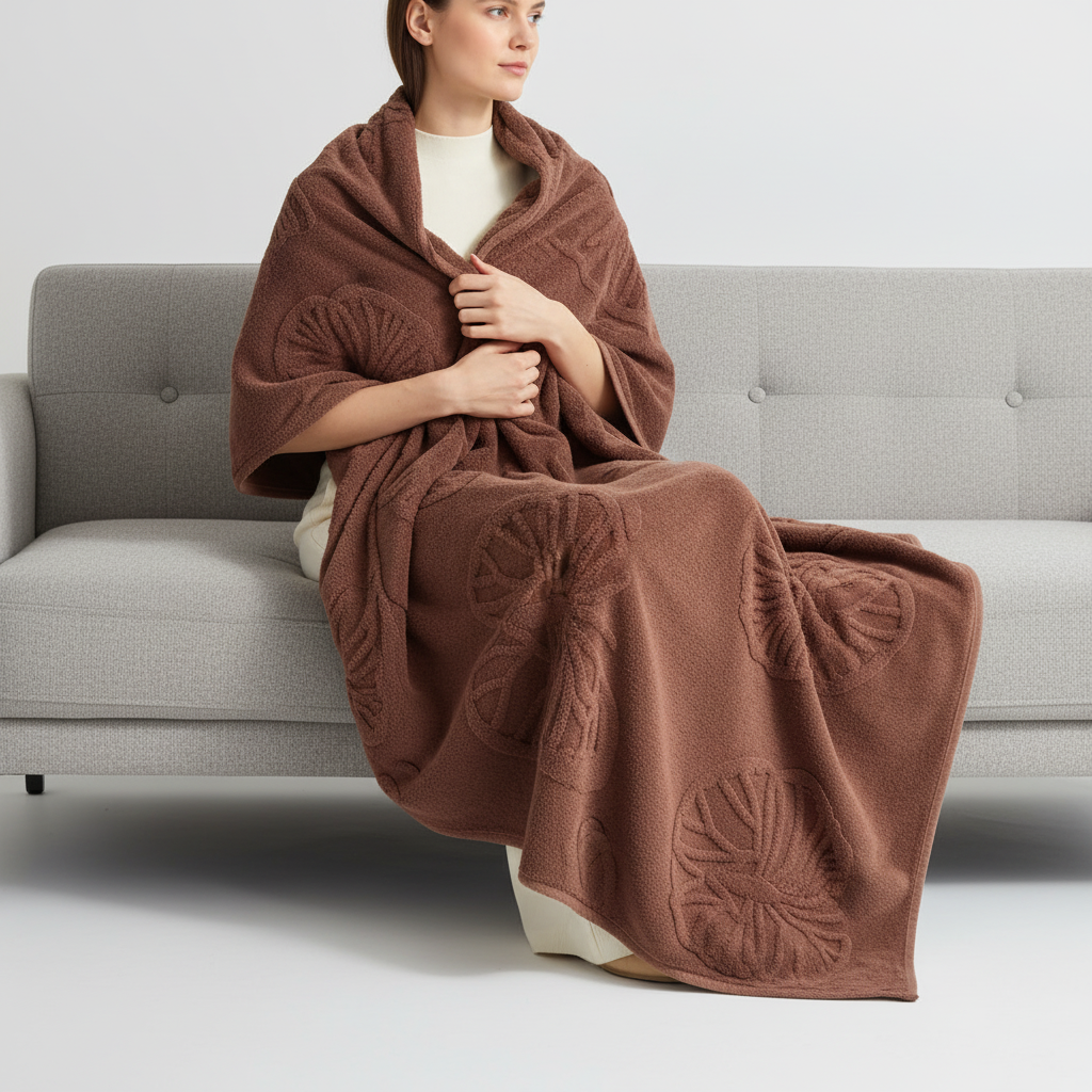 Nordspur | Plush Coral Fleece Throw