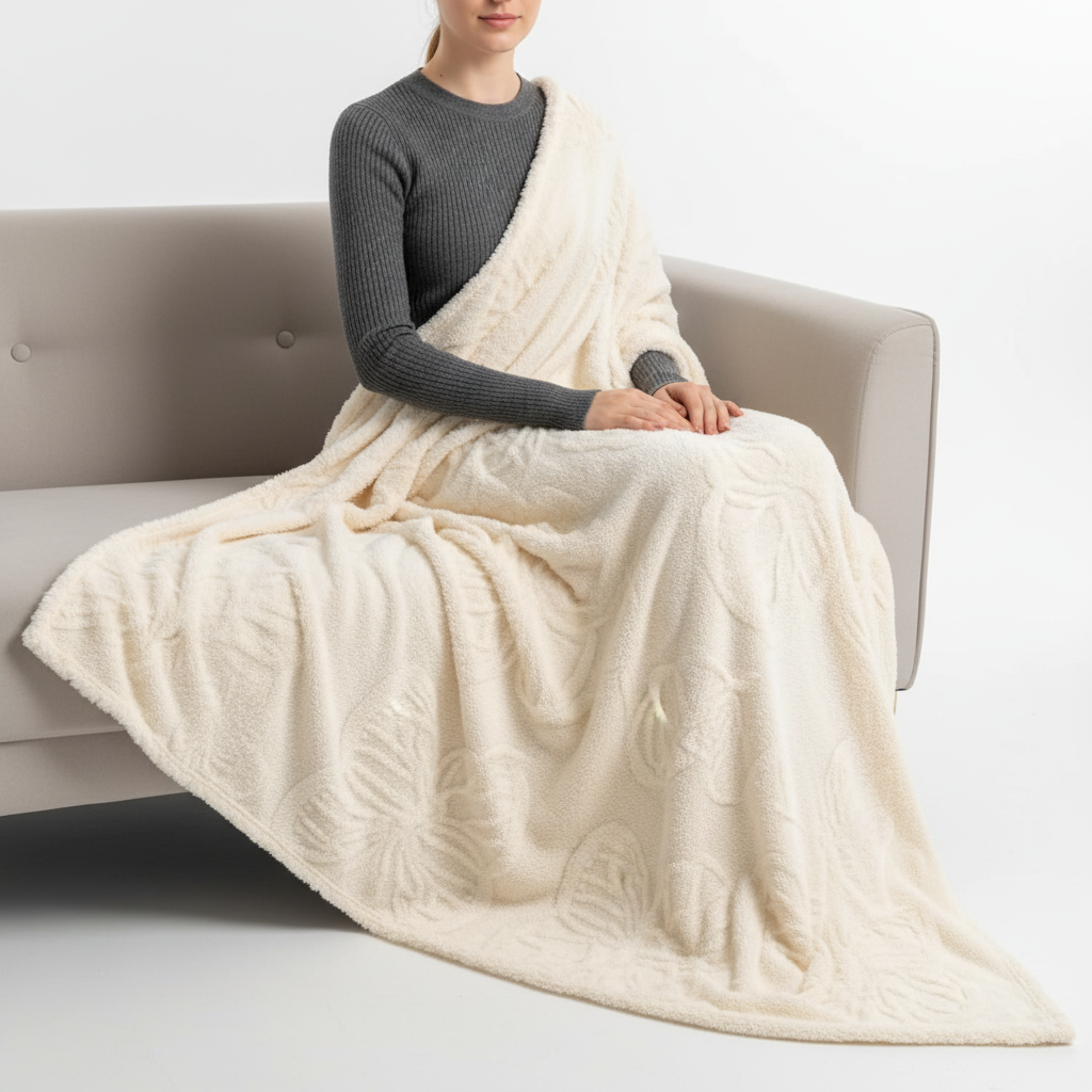 Nordspur | Plush Coral Fleece Throw