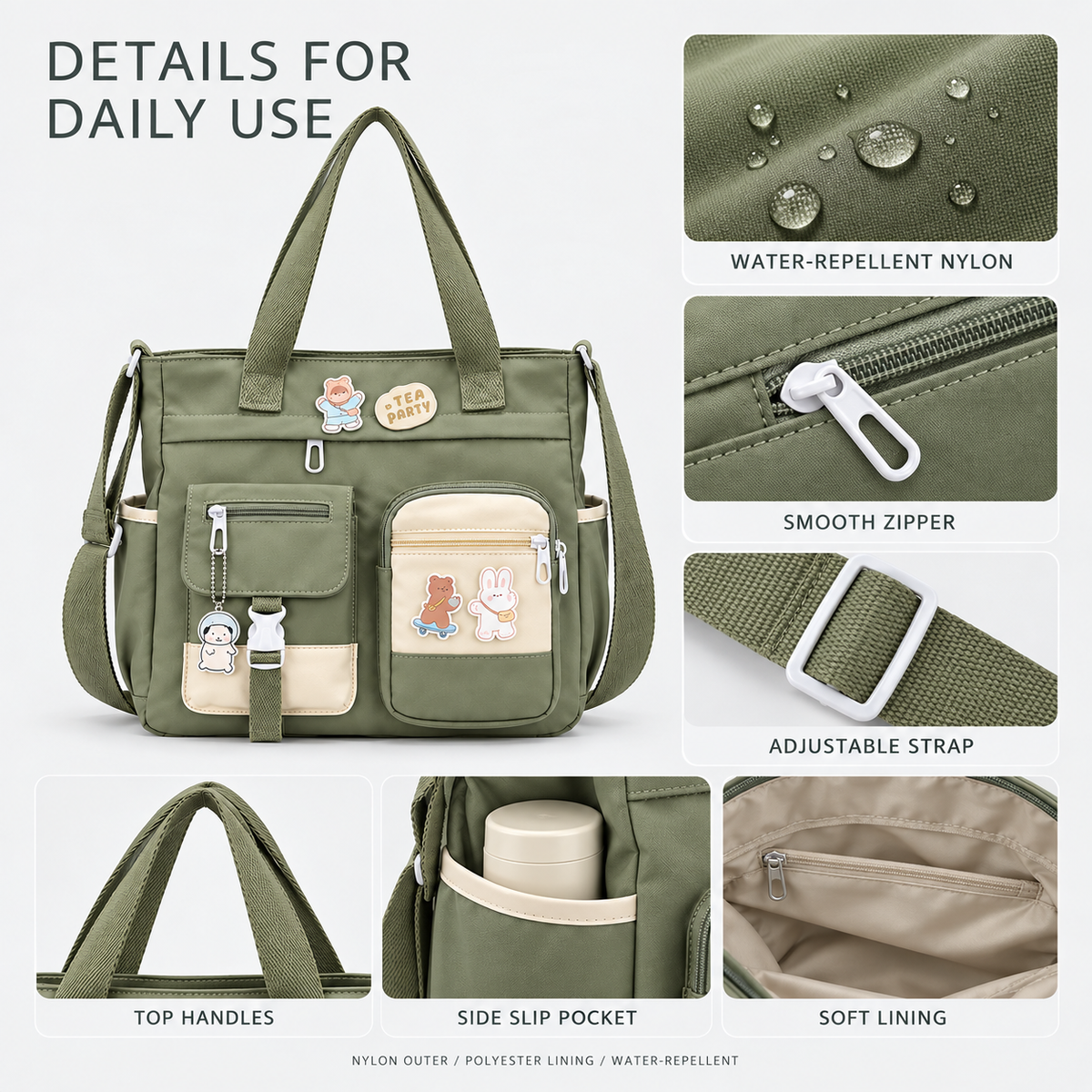 Nordspur | Pocketa Casual Multi-Pocket Across The Shoulder Bag