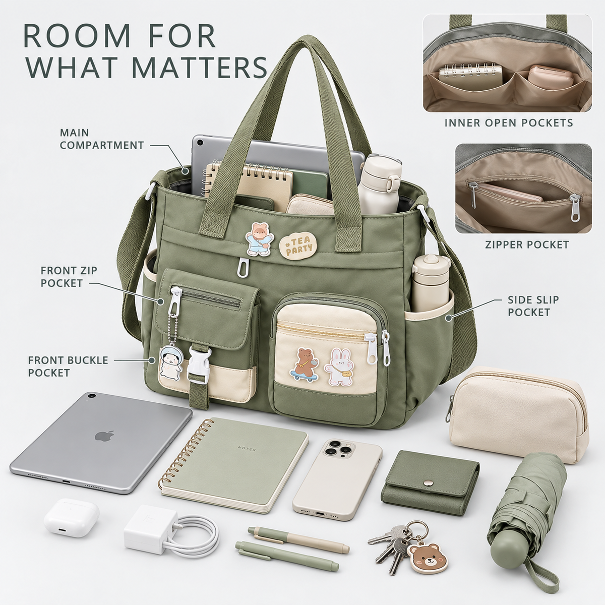Nordspur | Pocketa Casual Multi-Pocket Across The Shoulder Bag
