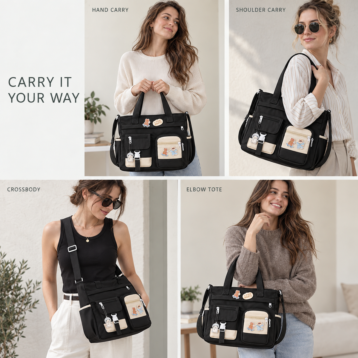 Nordspur | Pocketa Casual Multi-Pocket Across The Shoulder Bag