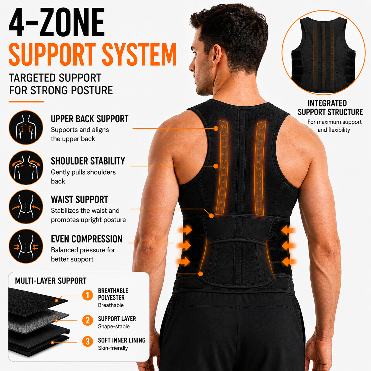 Nordspur | PostuFlexor Adjustable Clavicle Posture Brace