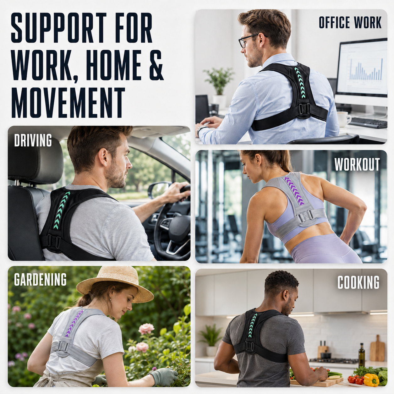 Nordspur | Postuvalve Adjustable Back Posture Brace