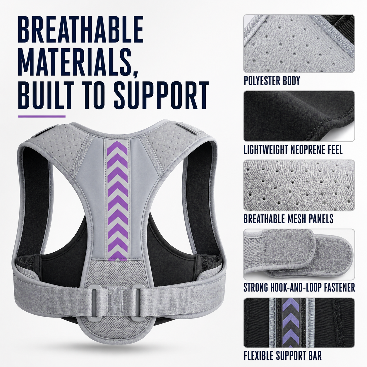 Nordspur | Postuvalve Adjustable Back Posture Brace