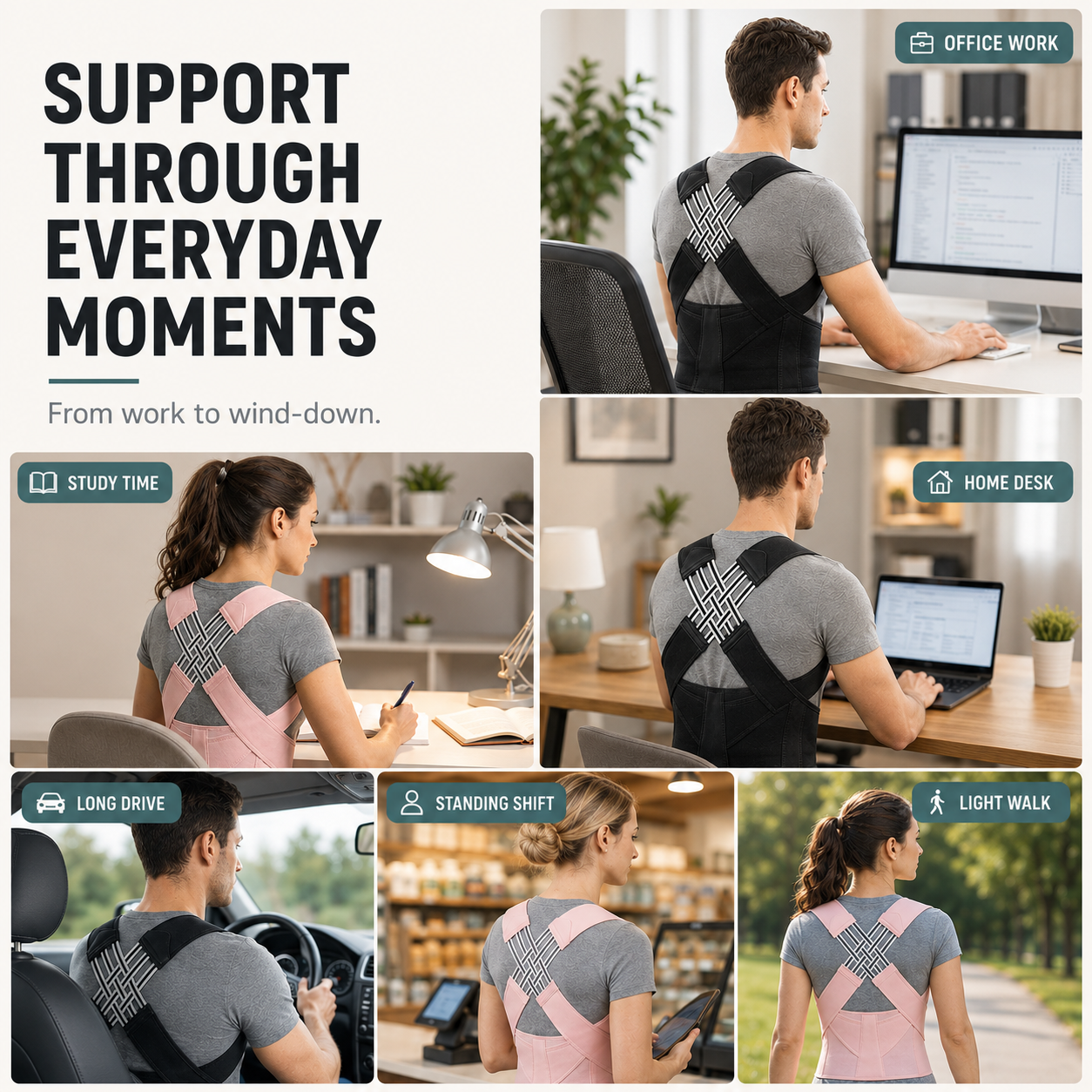 Nordspur | Postuvera Adjustable Posture Support Brace