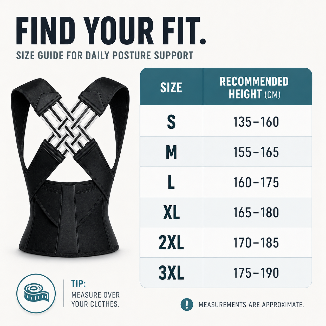 Nordspur | Postuvera Adjustable Posture Support Brace