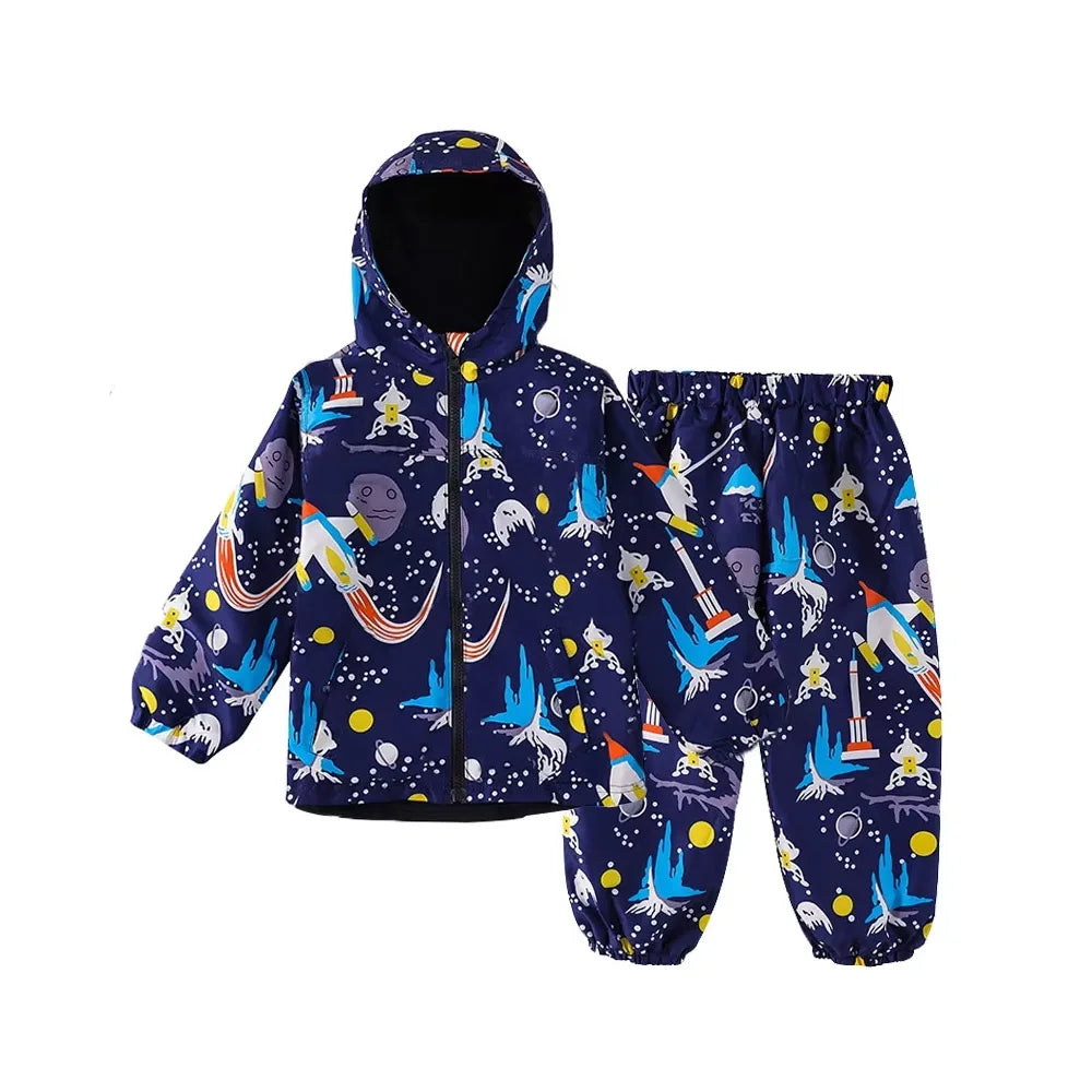 Nordspur | PuddleMate Children's Cartoon Outerwear Set