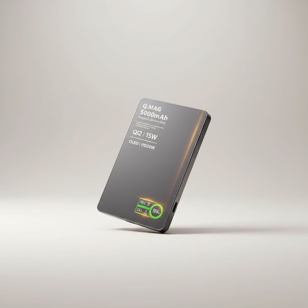 Nordspur | QiroCharge Magnetic Wireless Power Bank