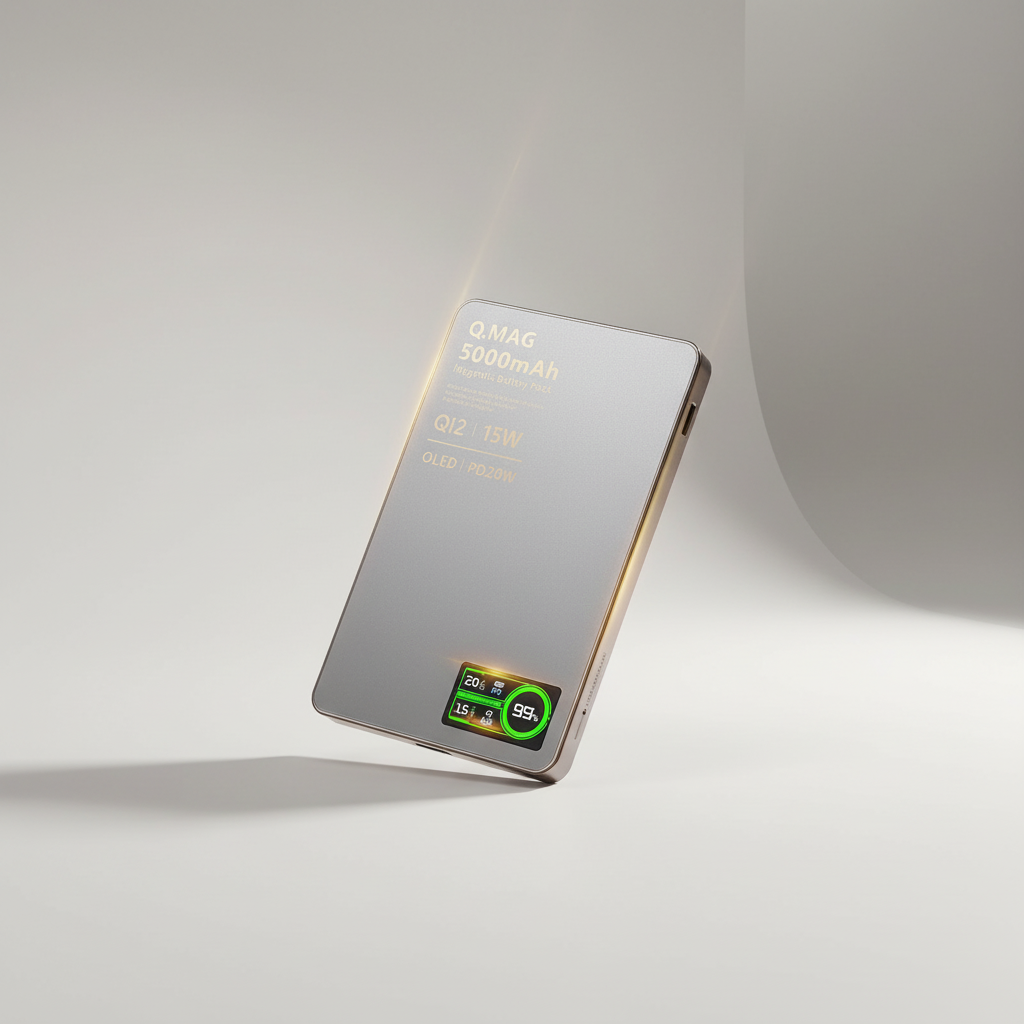 Nordspur | QiroCharge Magnetic Wireless Power Bank
