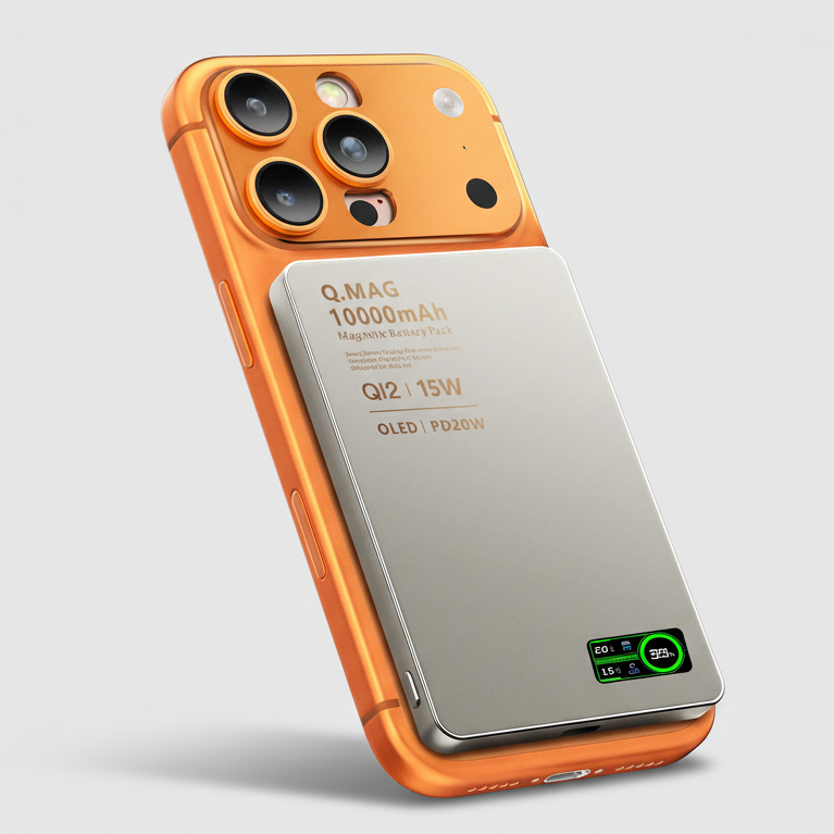 Nordspur | QiroCharge Magnetic Wireless Power Bank