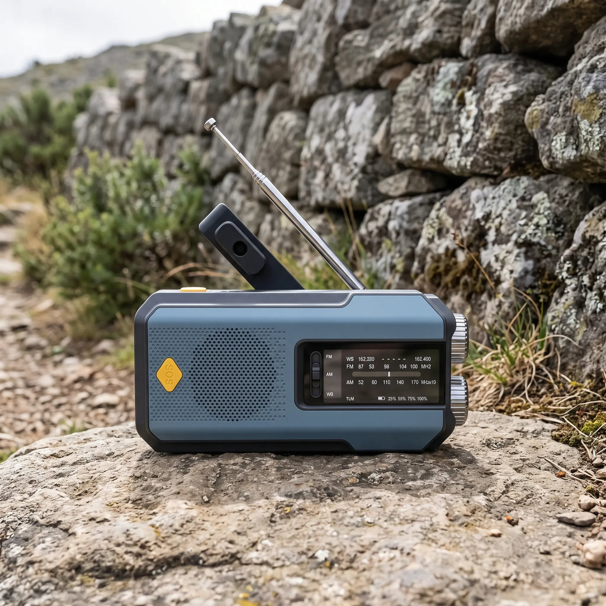 Nordspur | Radivox Emergency Solar Hand Crank Weather Radio