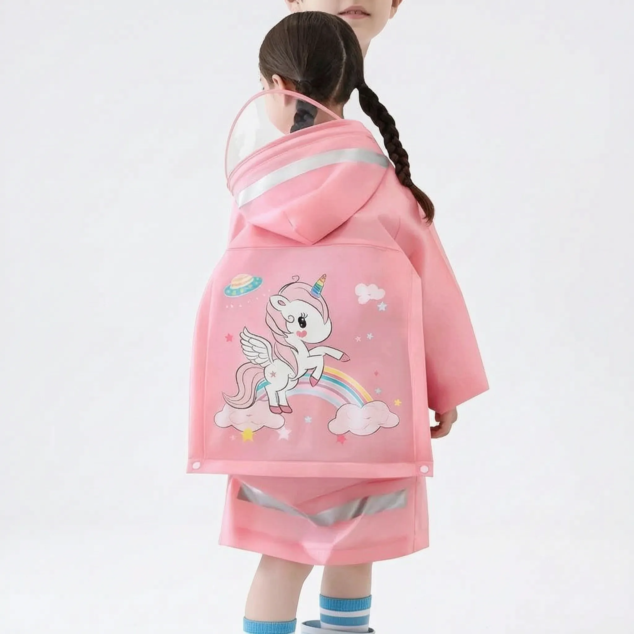 Nordspur | Rainroo Lightweight Childrens Raincoat With Expandable Back