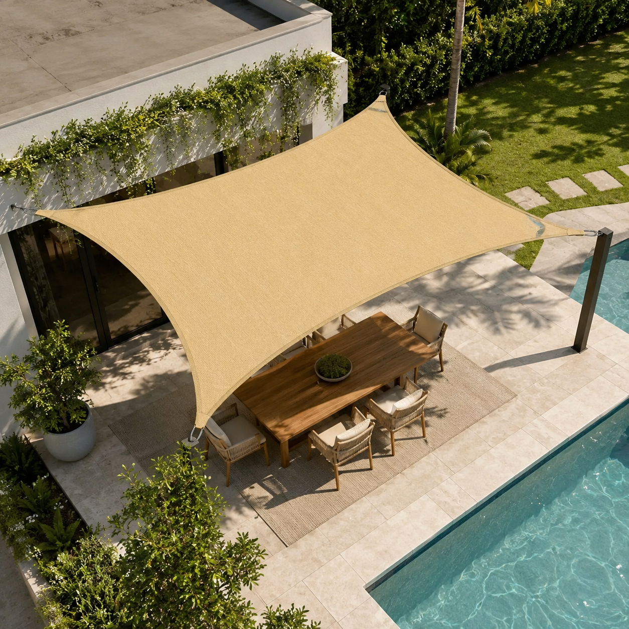 Nordspur | Shadeara Rectangular Sun Shade Canopy