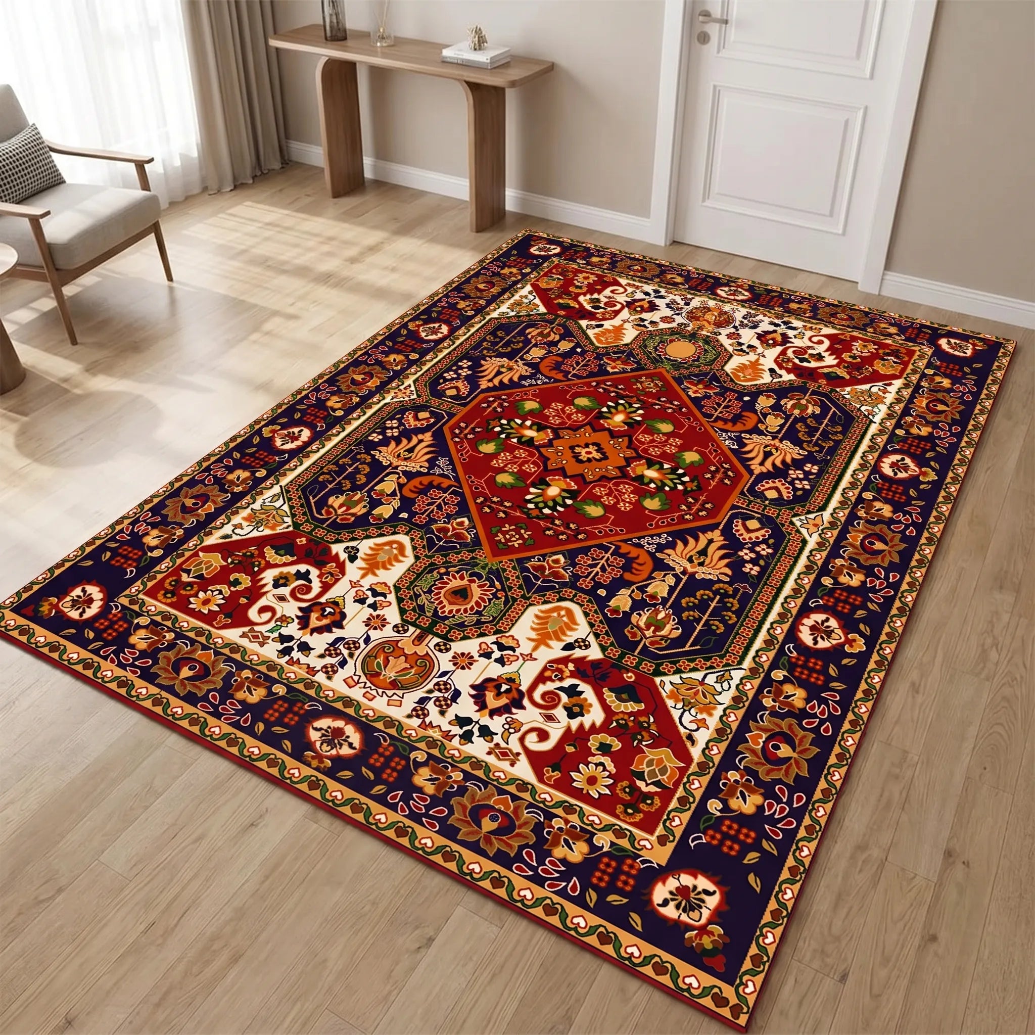 Nordspur | RetroStep Washable Retro Style Rug