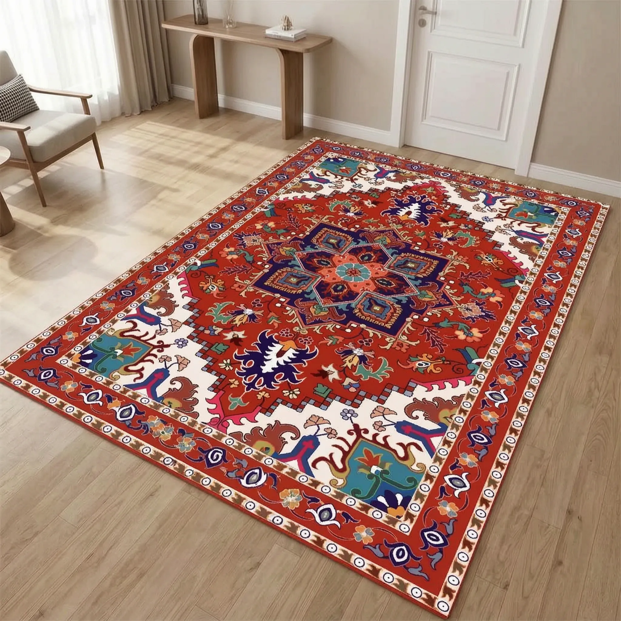 Nordspur | RetroStep Washable Retro Style Rug