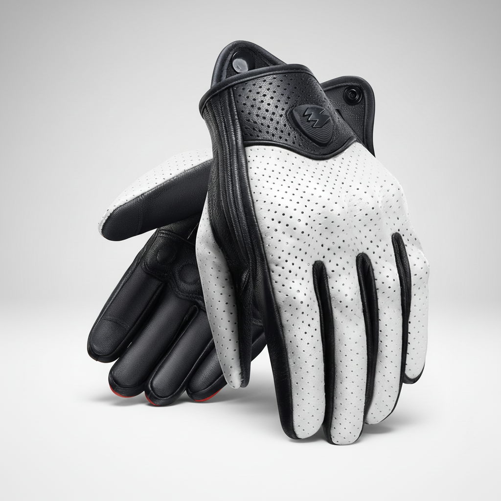 Nordspur | Retro Perforated Leather Gloves