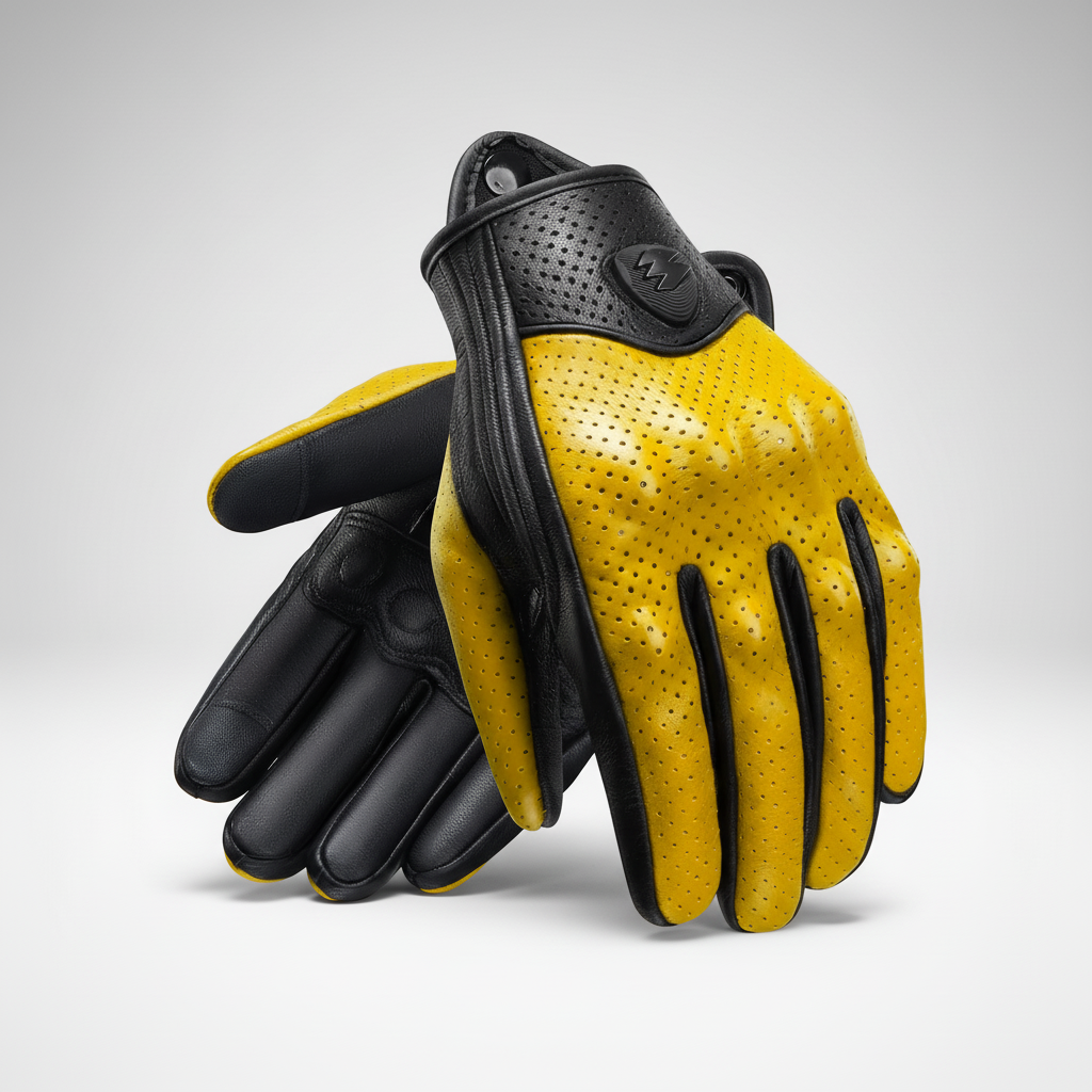 Nordspur | Retro Perforated Leather Gloves