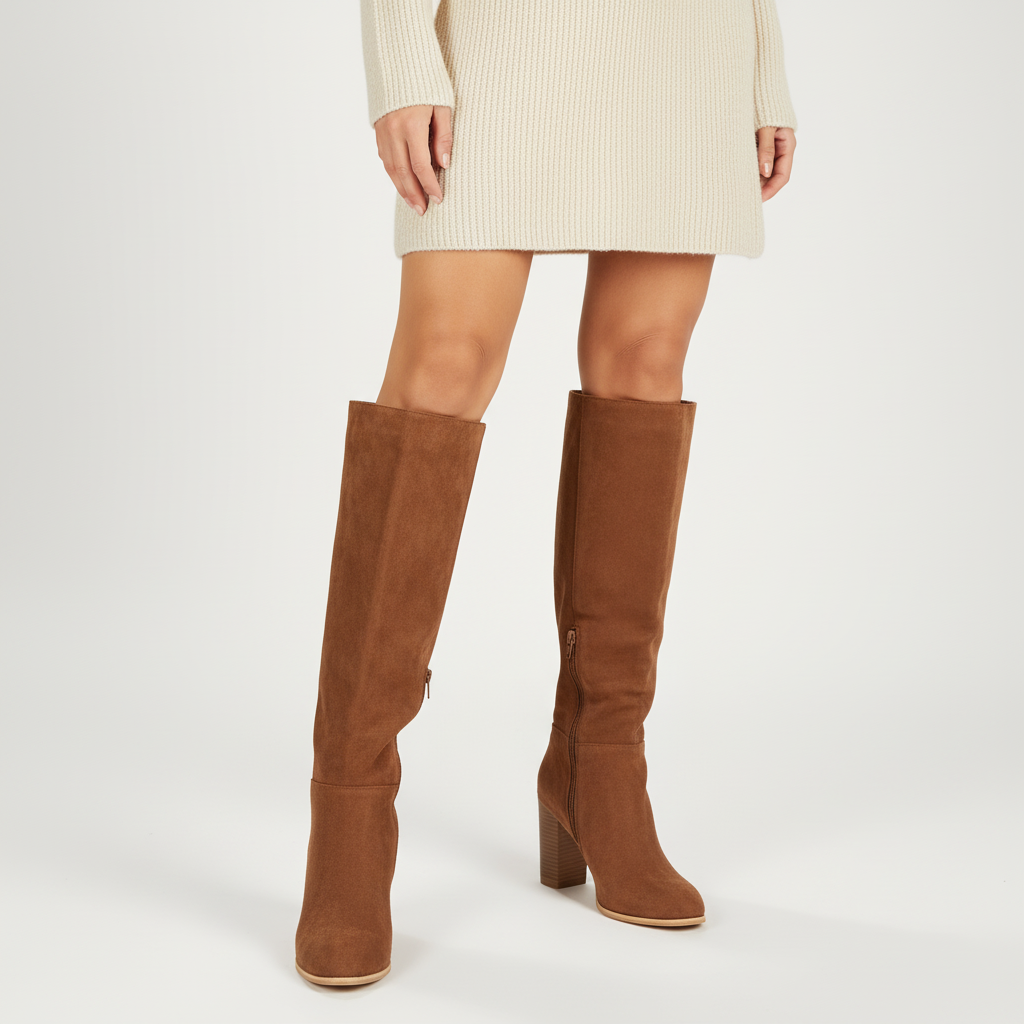 Nordspur | Retro Western Knee High Boots