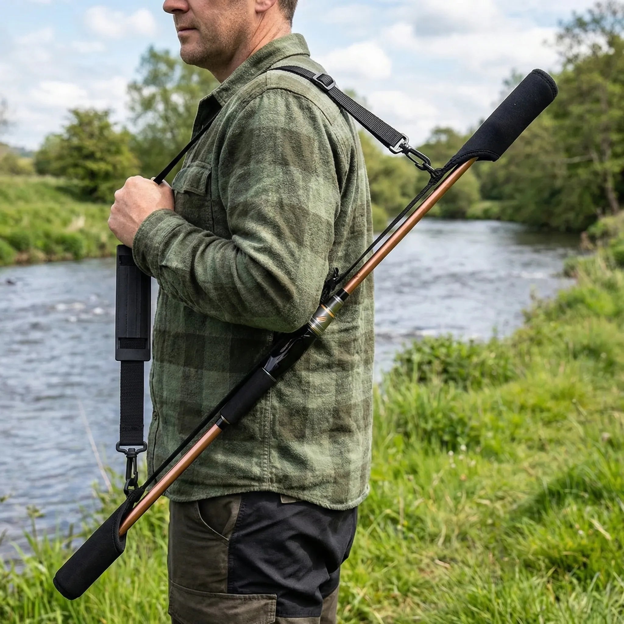 Nordspur | Rodsling Adjustable Shoulder Strap Rod Carrier