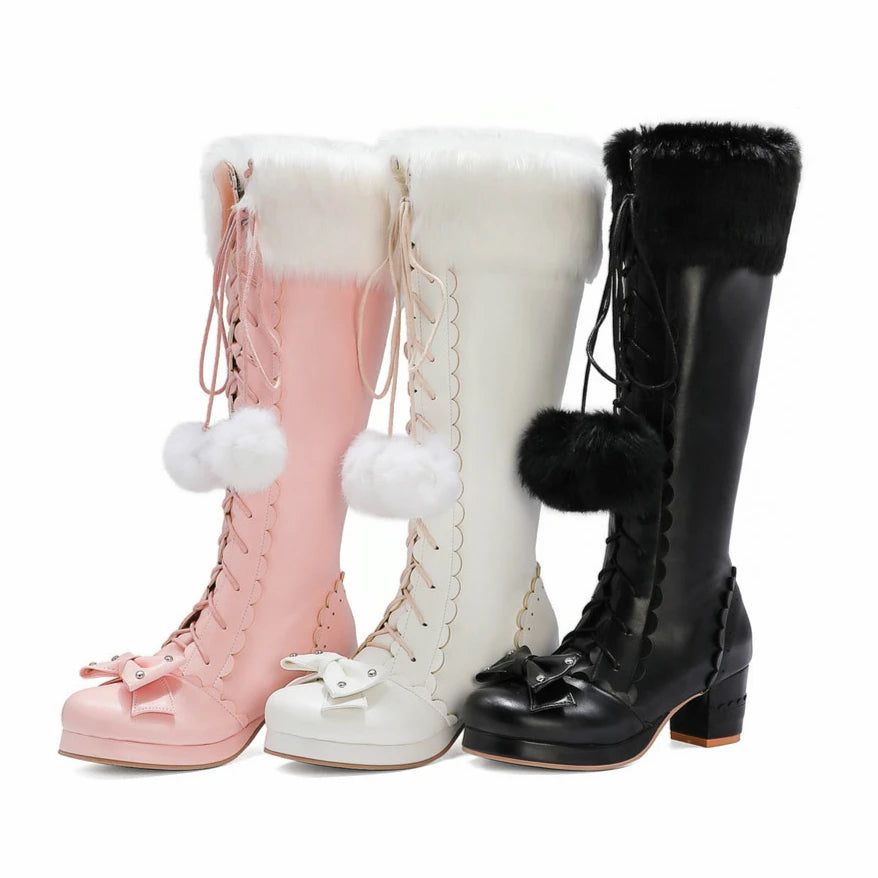 Nordspur | Roselacea Knee High Lace Boots