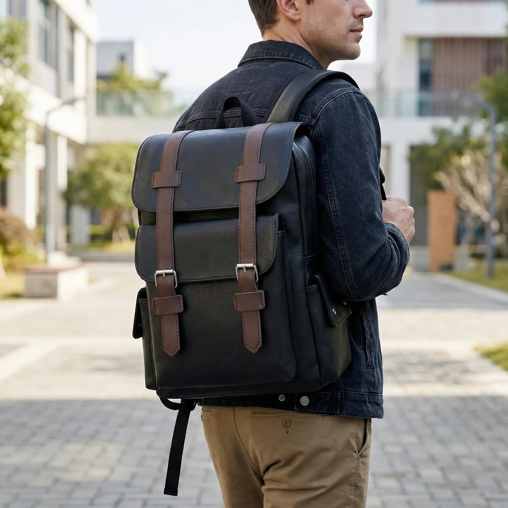 Nordspur | Rovlack Large Buckle-Strap Laptop Backpack