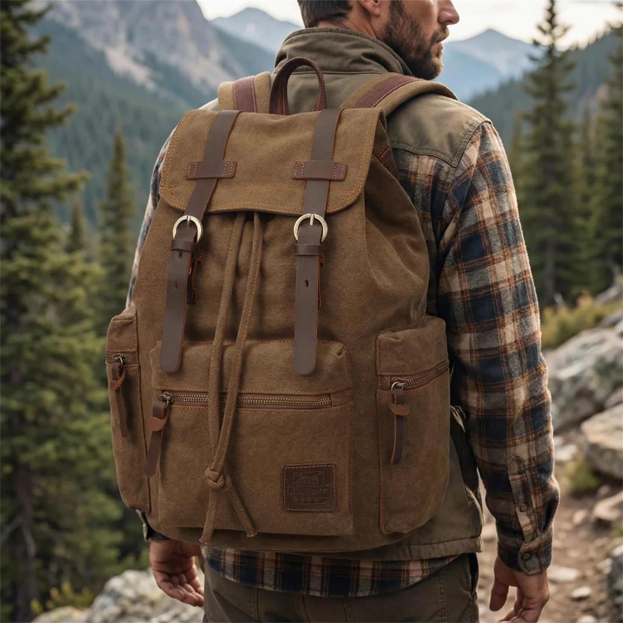 Nordspur | Rovwick Vintage-Style Drawstring Rucksack