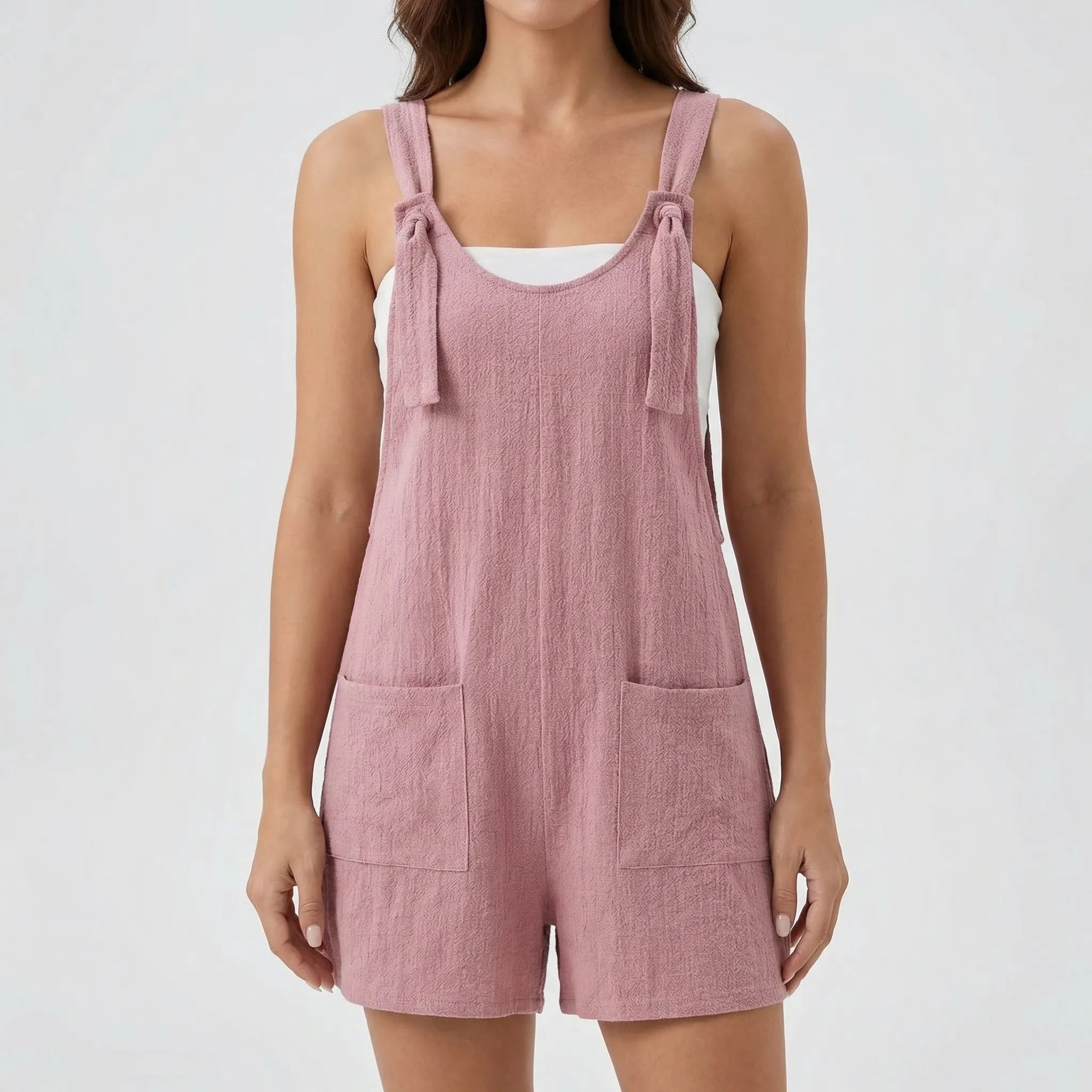 Nordspur | Rowella Sleeveless Wide-Leg Short Jumpsuit