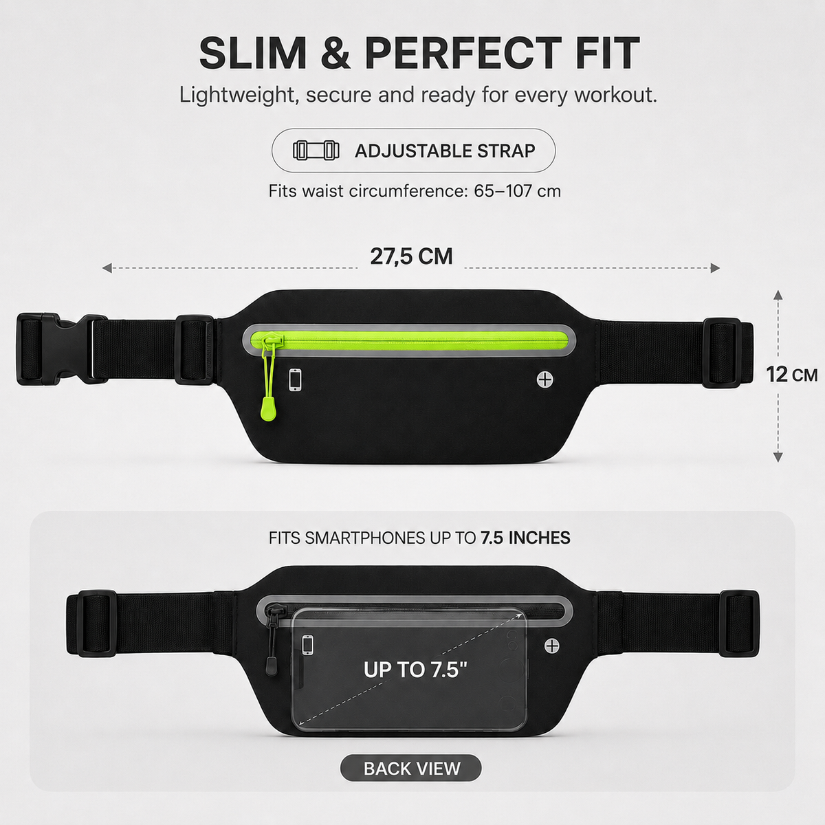 Nordspur | Runnex Water-Repellent Waist Running Belt