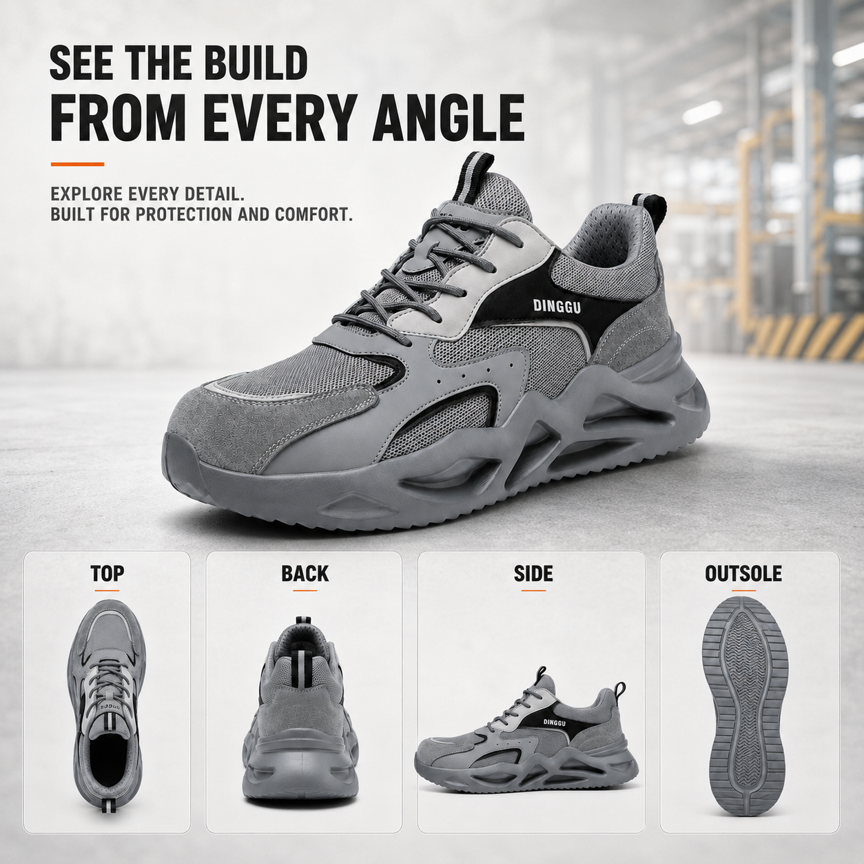 Nordspur | Safeguardix High Top Safety Sneakers