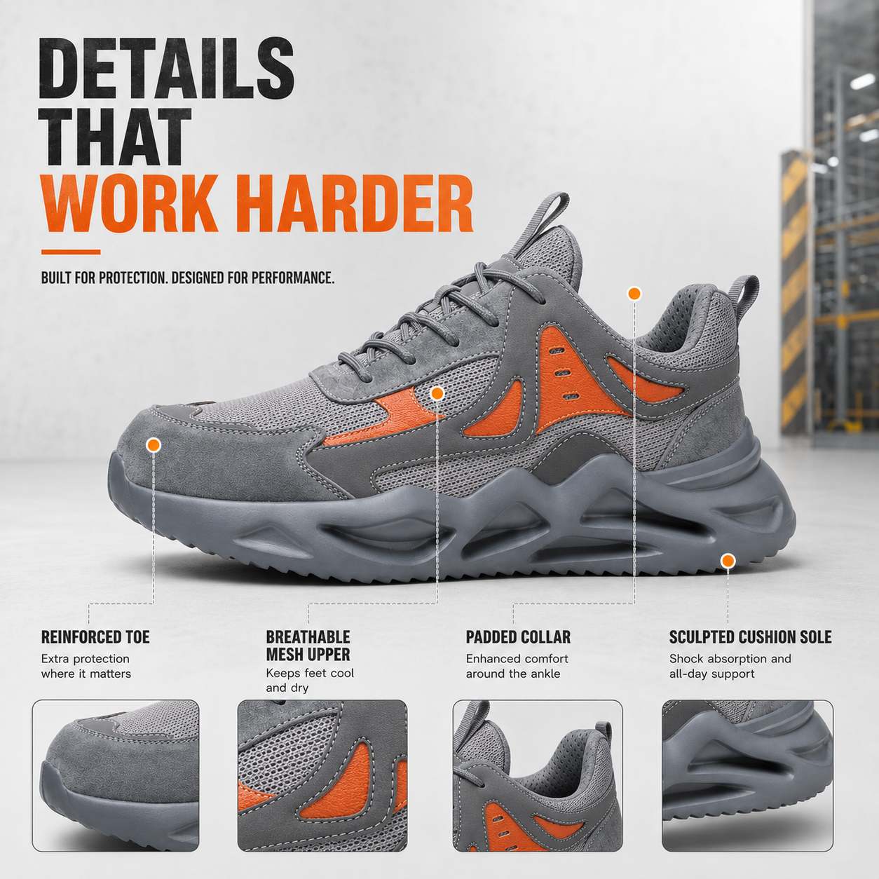 Nordspur | Safeguardix High Top Safety Sneakers