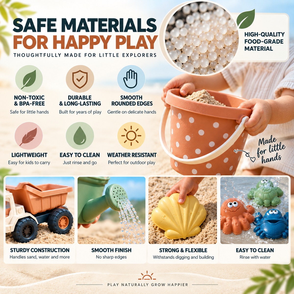 Nordspur | Sandgrove Multi-Piece Beach Sand Digging Toy Set