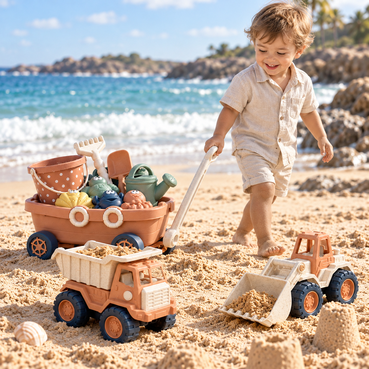 Nordspur | Sandgrove Multi-Piece Beach Sand Digging Toy Set