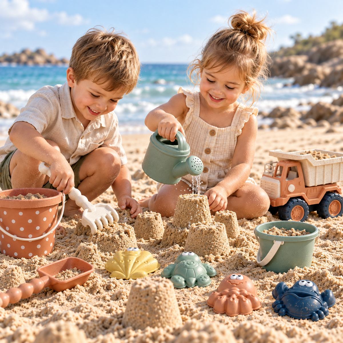 Nordspur | Sandgrove Multi-Piece Beach Sand Digging Toy Set
