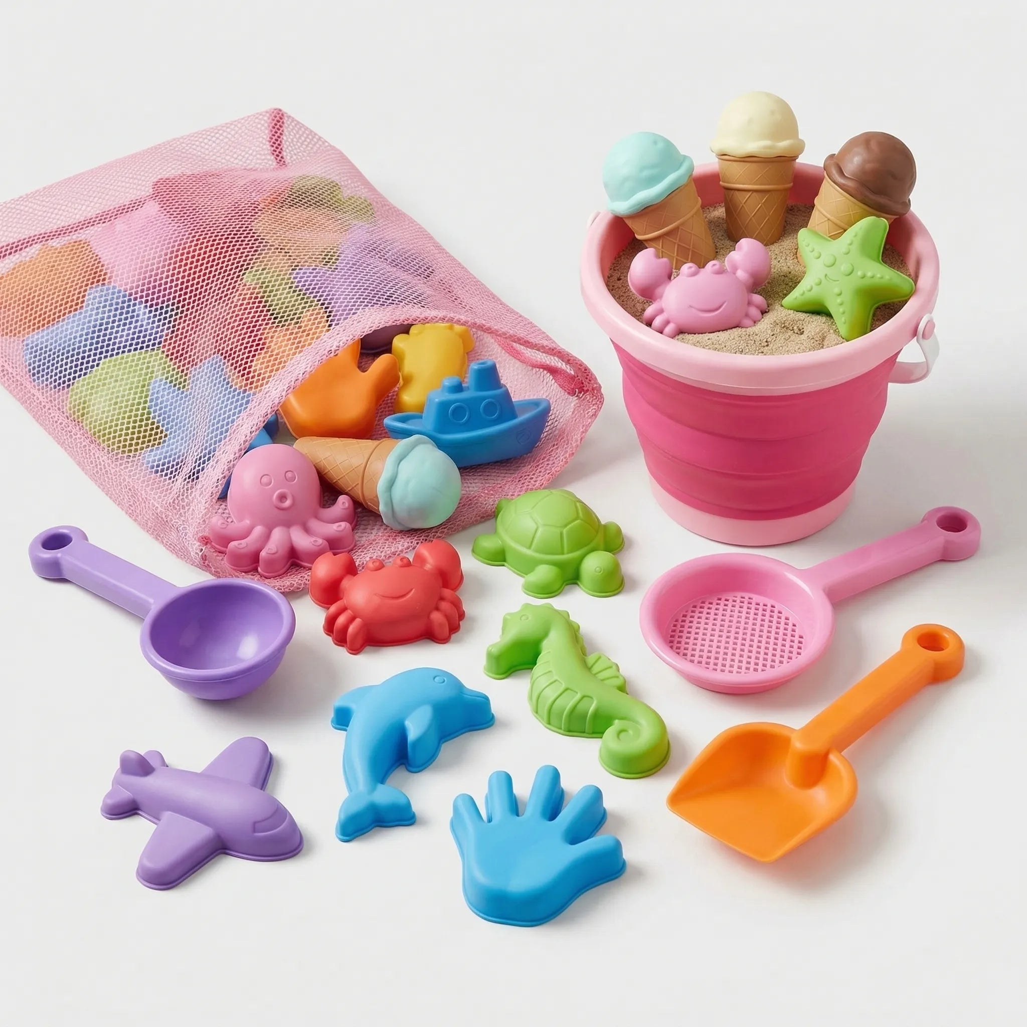 Nordspur | Sandivo 20-Piece Collapsible Bucket And Mould Set