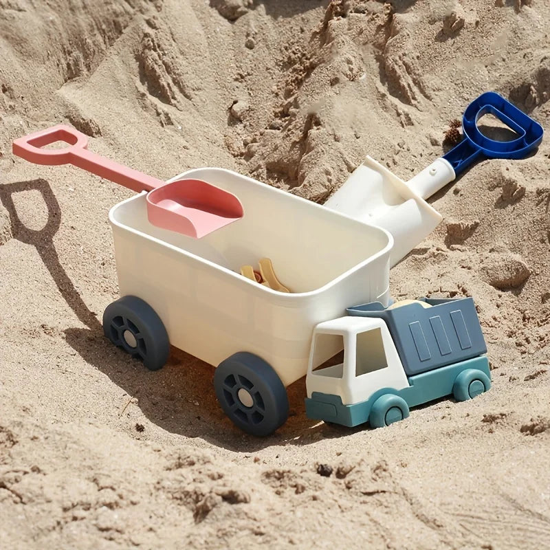 Nordspur | Sandtrux Pull-Along Wagon Beach Toy Set