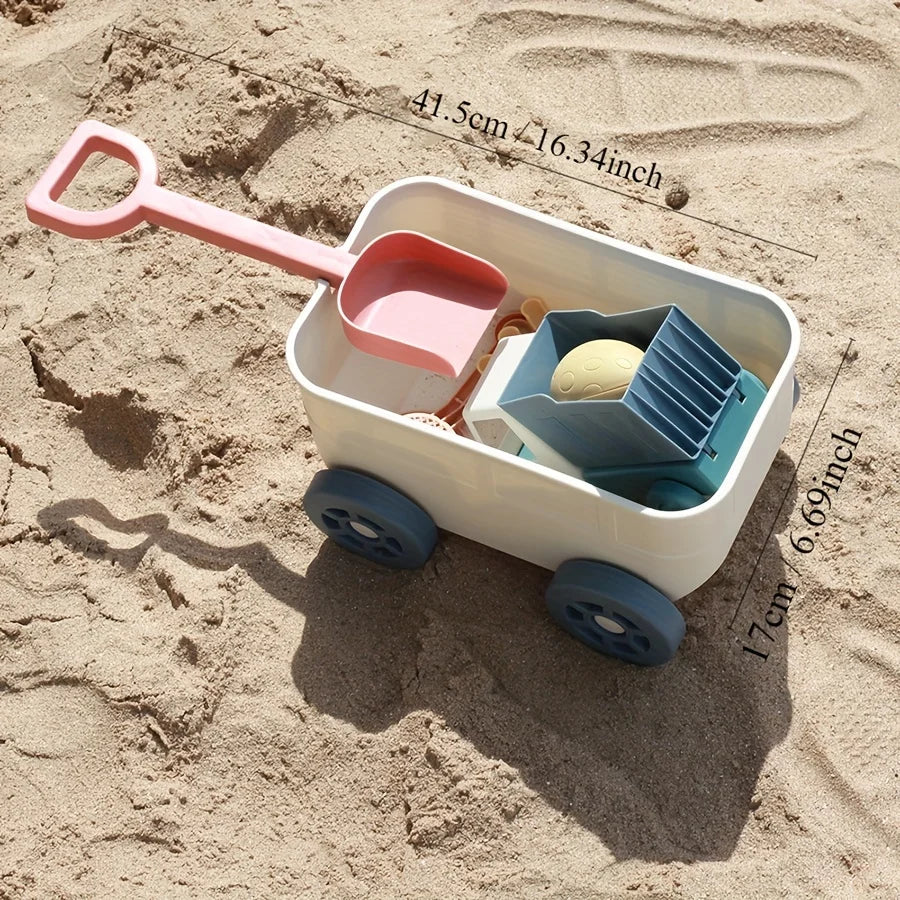 Nordspur | Sandtrux Pull-Along Wagon Beach Toy Set