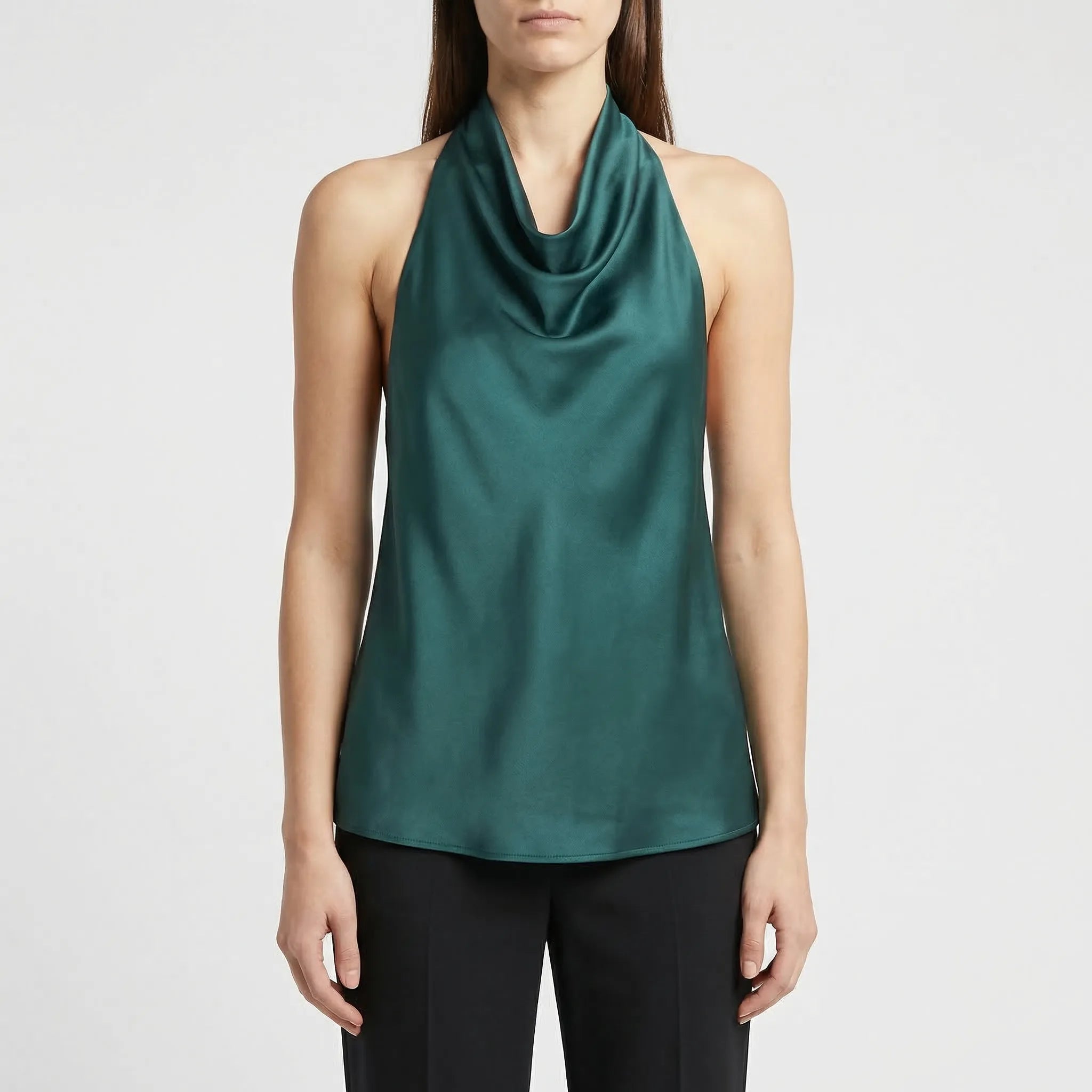 Nordspur | Satinya Backless Halter Neck Corset Top