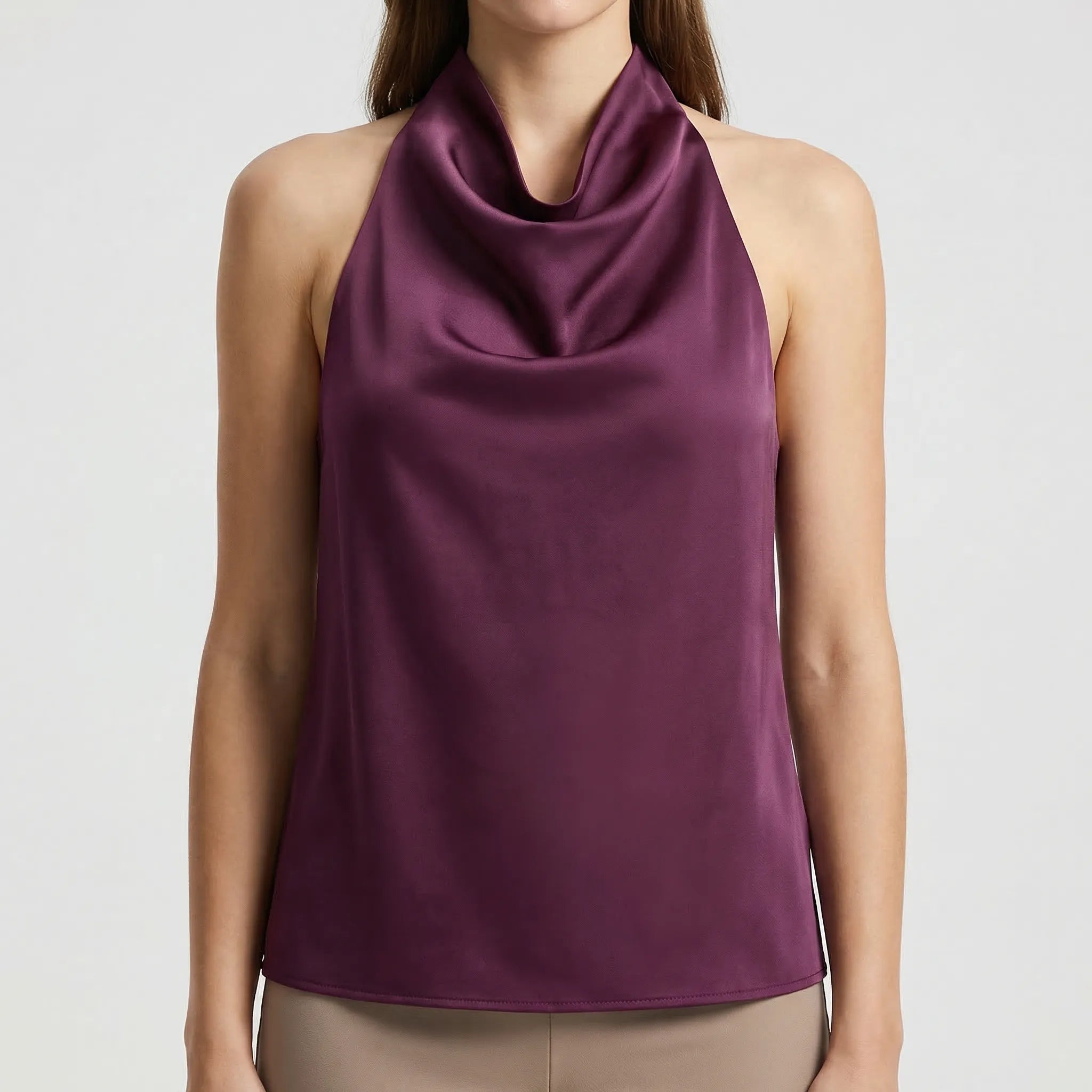 Nordspur | Satinya Backless Halter Neck Corset Top