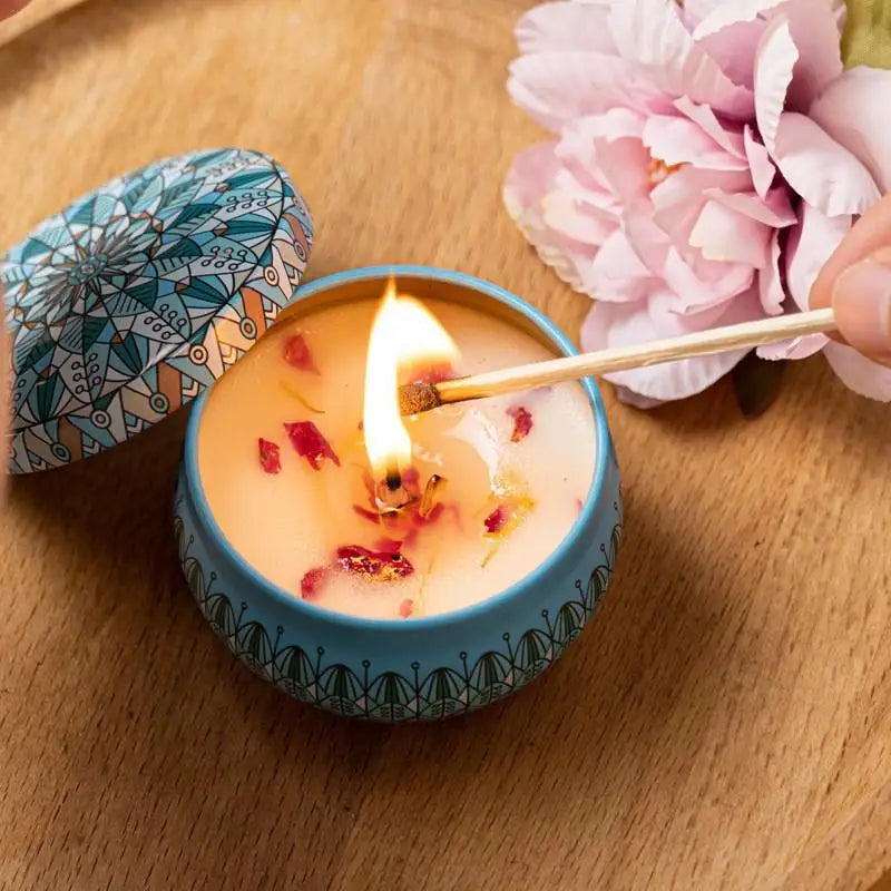Nordspur | Scentra Patterned Botanical Scented Candle