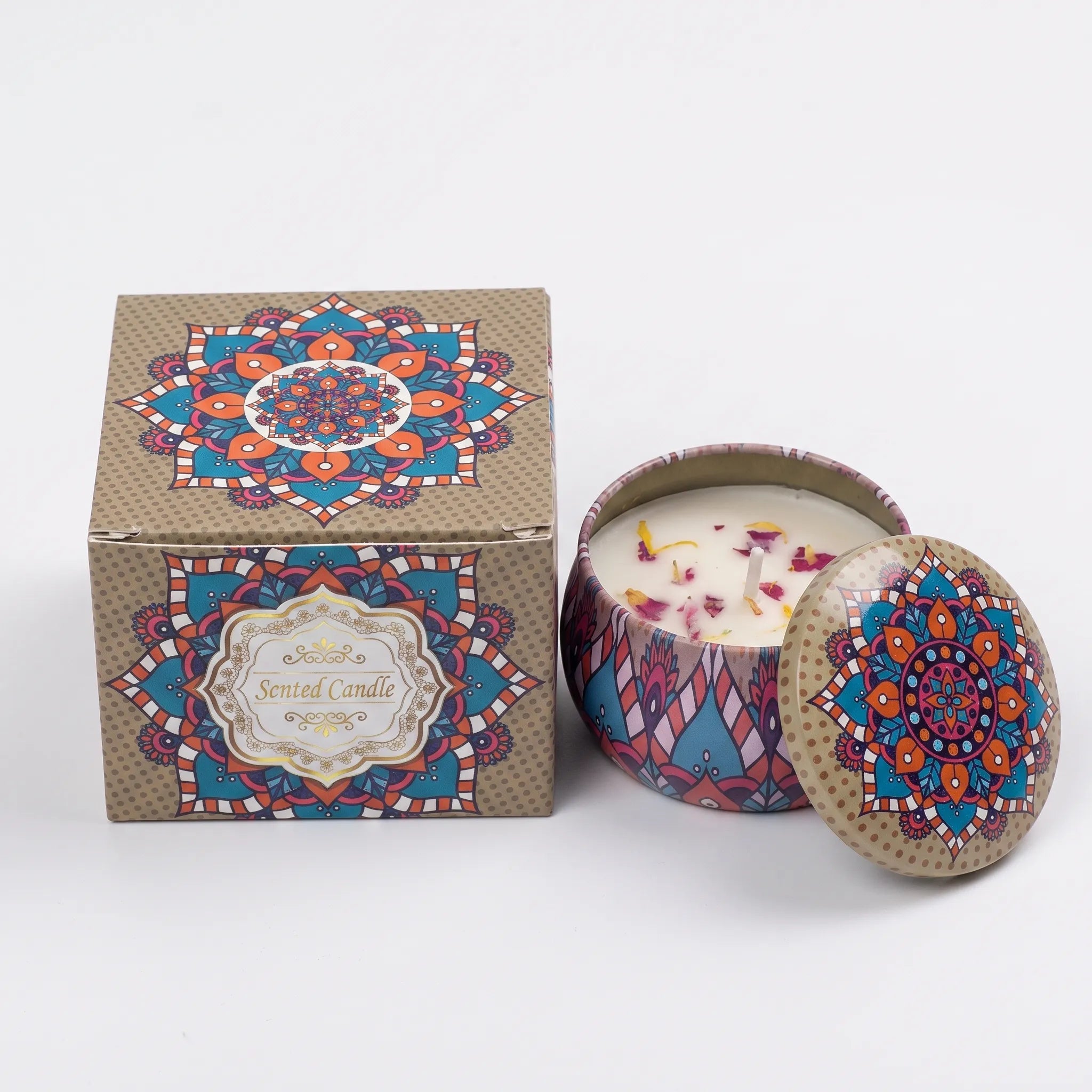 Nordspur | Scentra Patterned Botanical Scented Candle