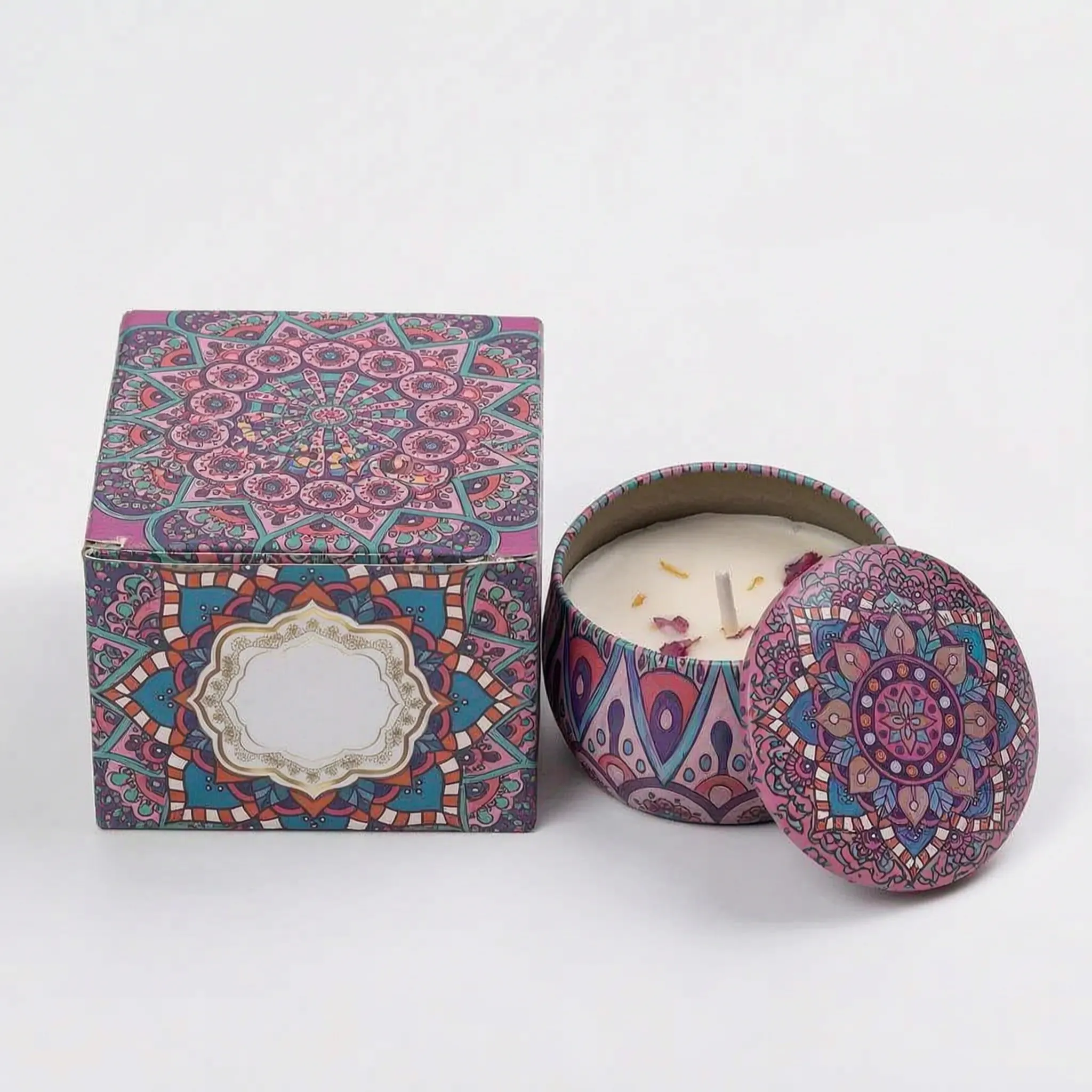 Nordspur | Scentra Patterned Botanical Scented Candle