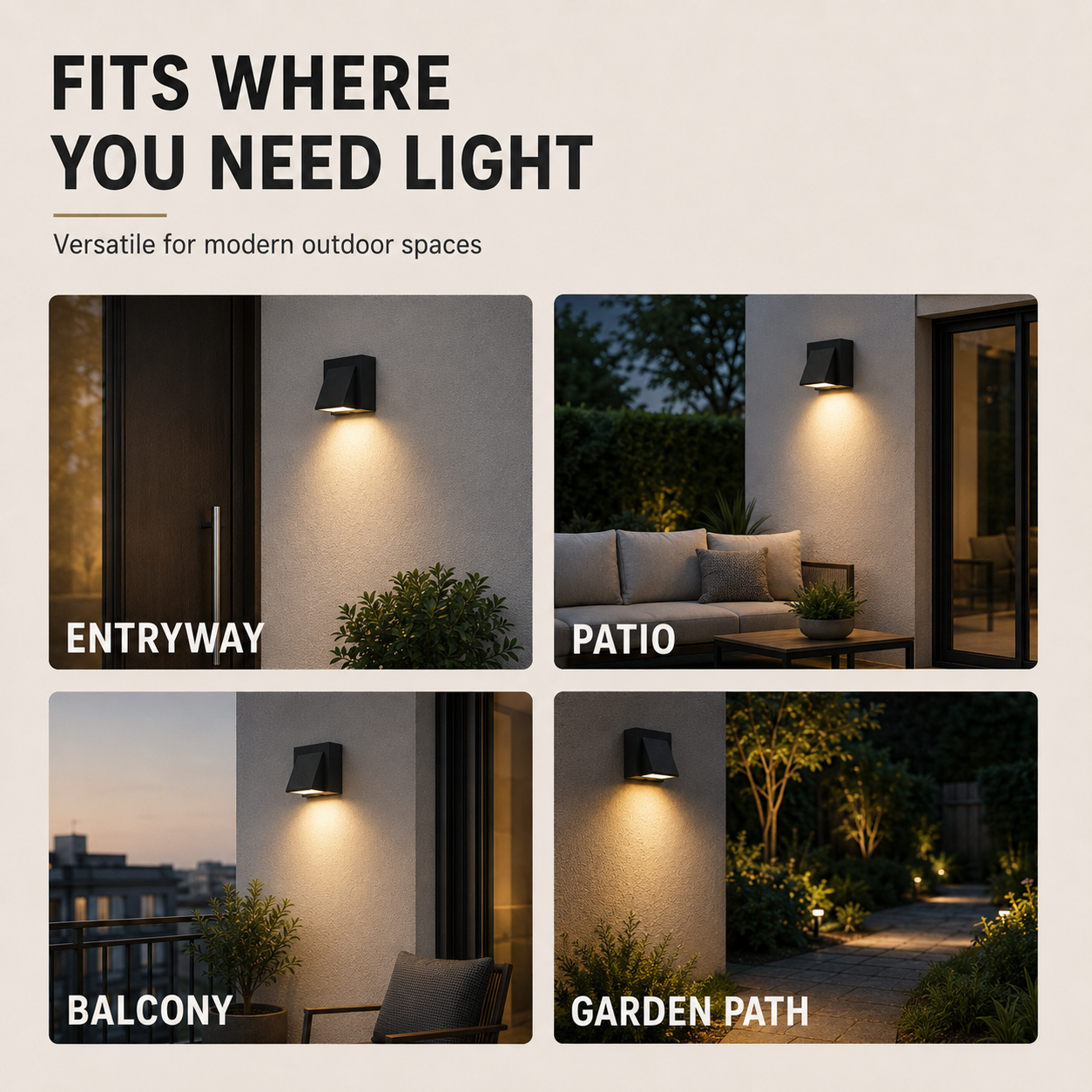 Nordspur | Sconcera IP65-Rated Outdoor Wall Sconce