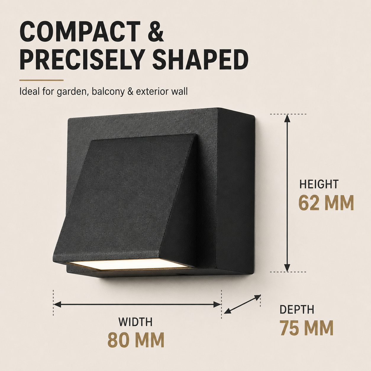 Nordspur | Sconcera IP65-Rated Outdoor Wall Sconce
