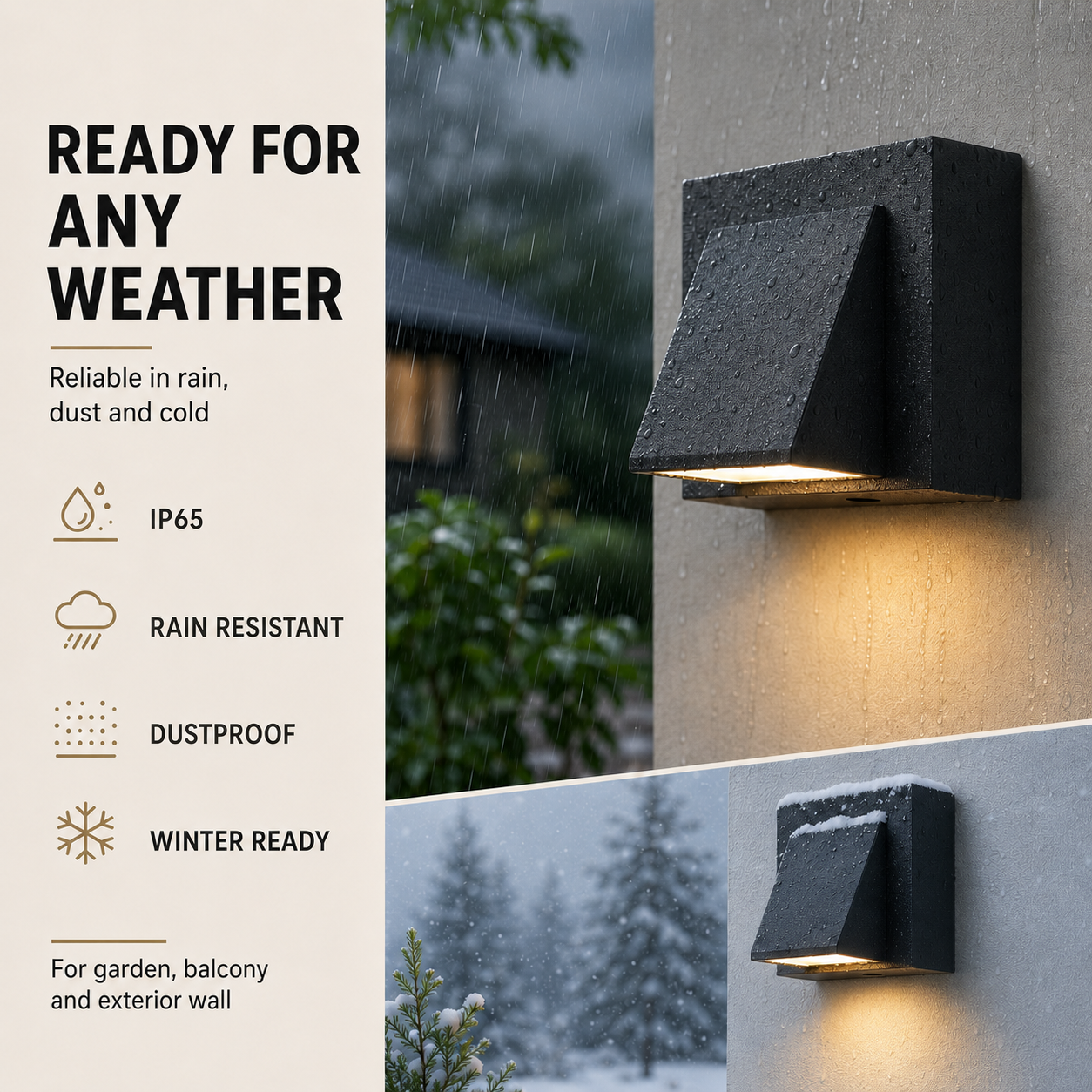 Nordspur | Sconcera IP65-Rated Outdoor Wall Sconce