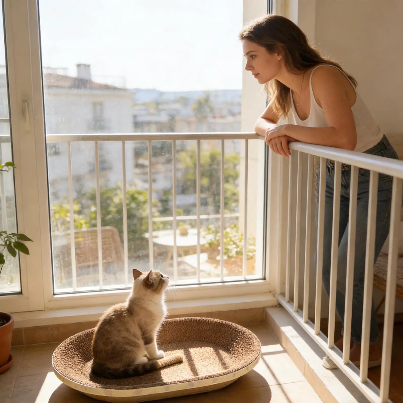 Nordspur | Scratchoval Oval Corrugated Cat Scratcher Bed