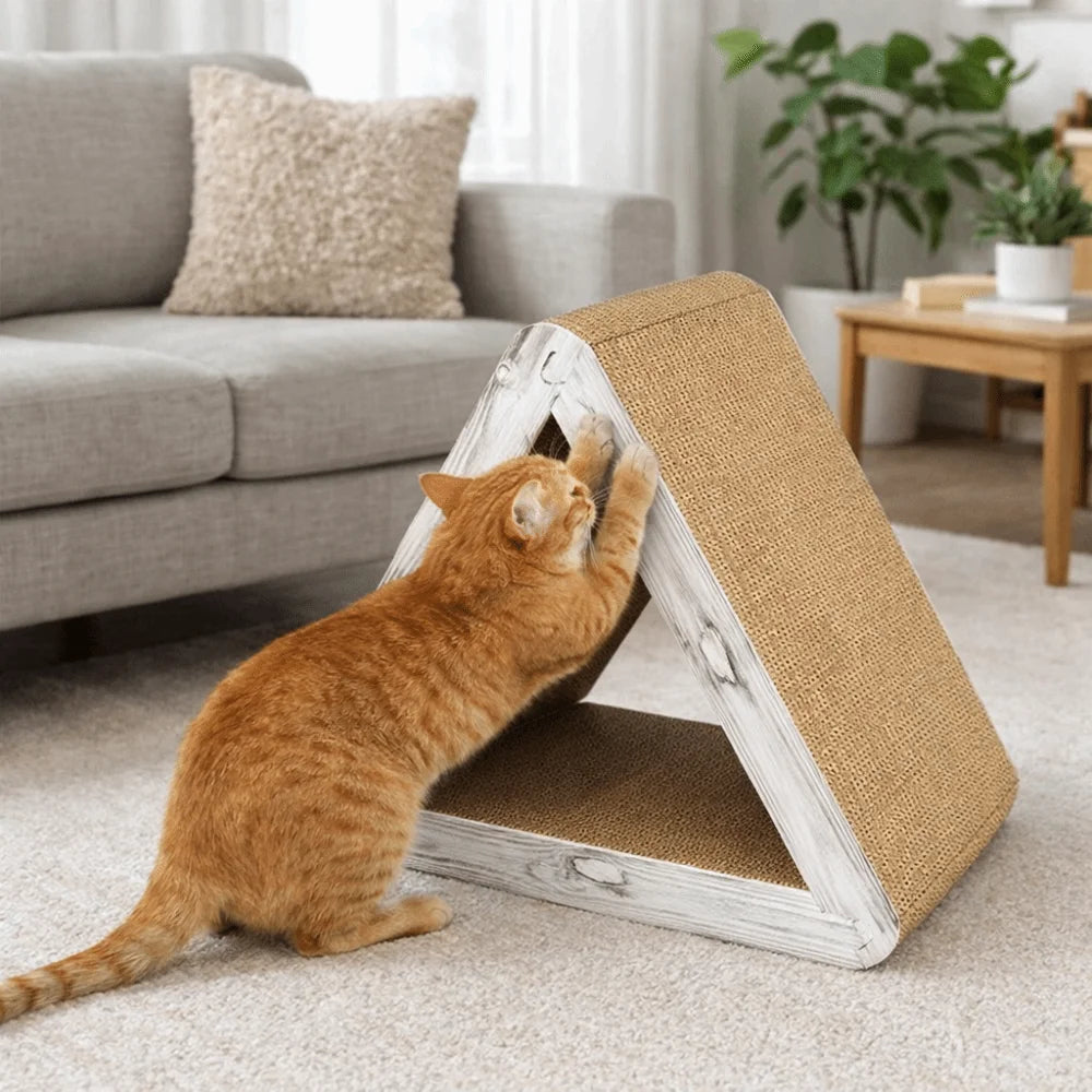 Nordspur | Scratchpex Triangular Folding Corrugated Scratching Post