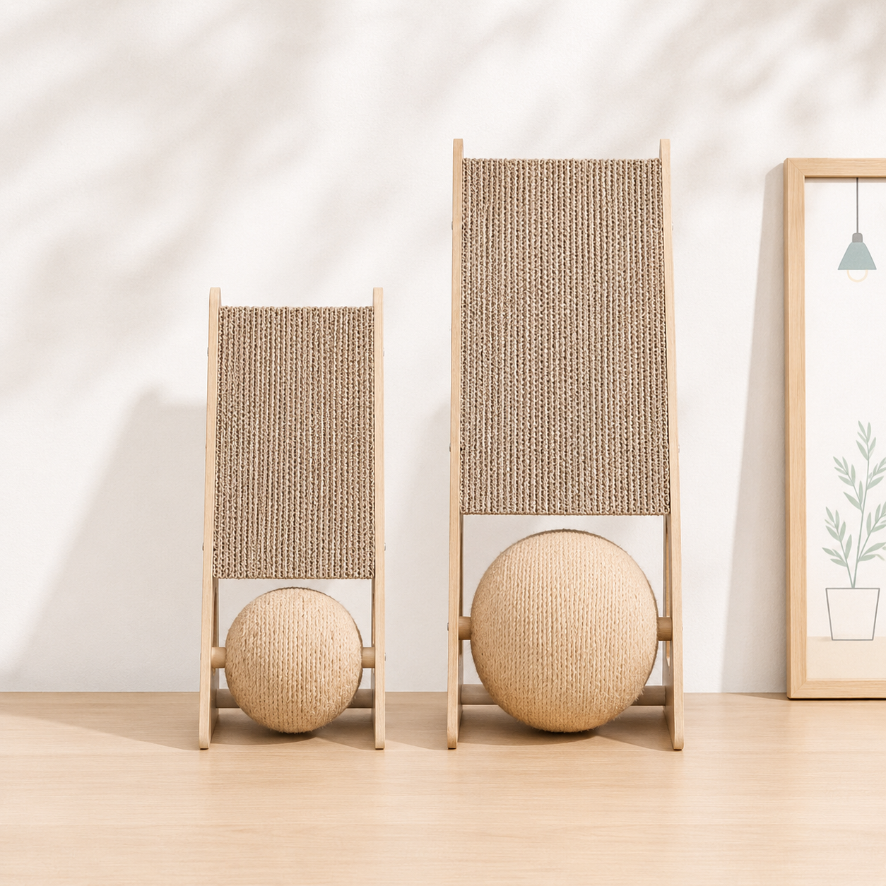 Nordspur | Scratchwell Vertical Wall-Leaning Cat Scratching Board