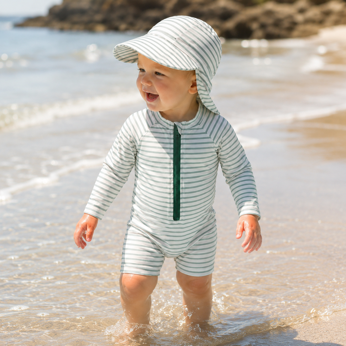 Nordspur | Seabuddo Long Sleeve Zip Swim Romper
