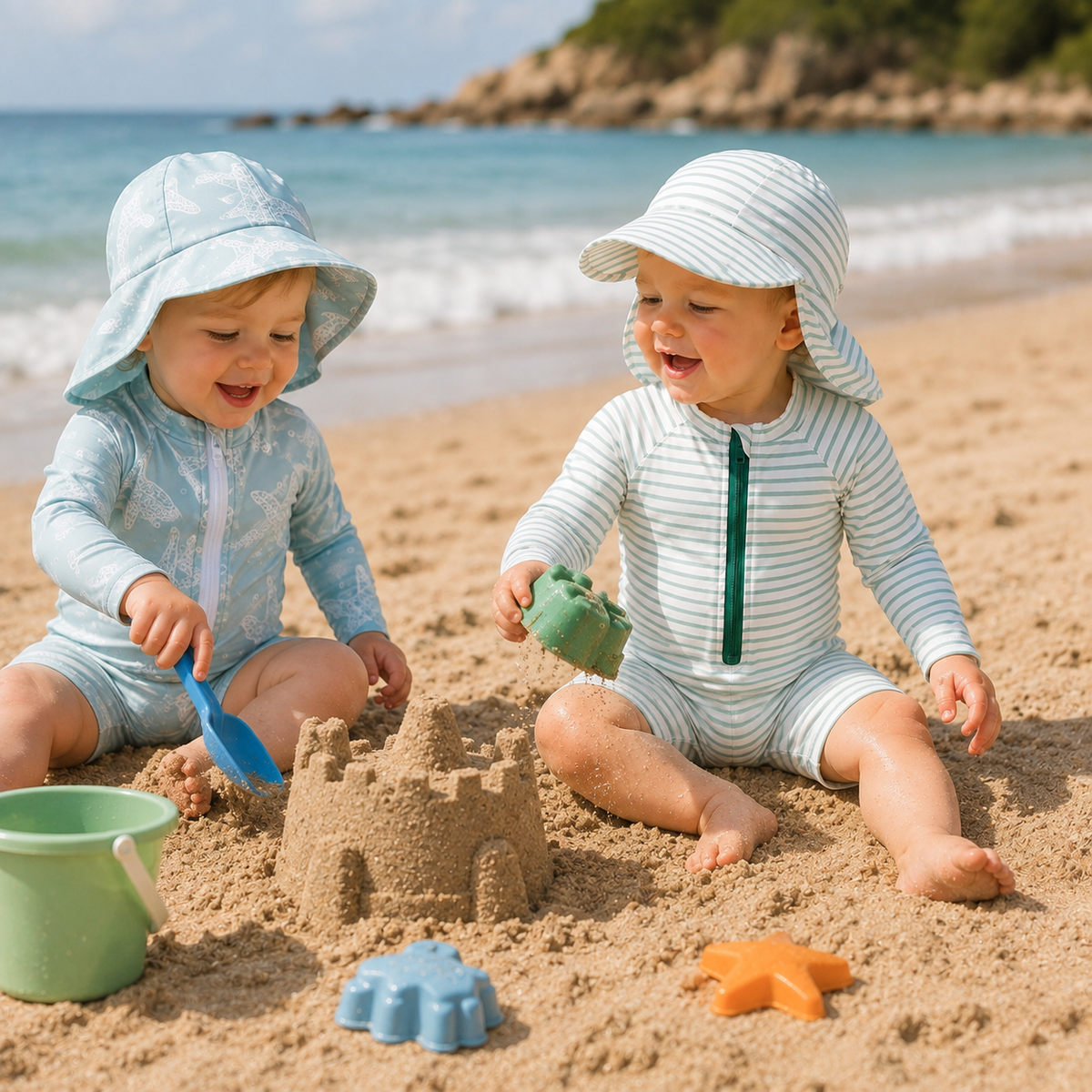 Nordspur | Seabuddo Long Sleeve Zip Swim Romper